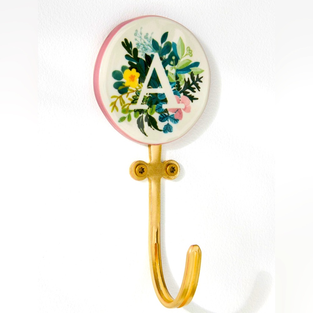 Leighton Anthro Monogram “A” Hook